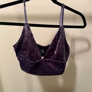 Velvet Purple Bralette
